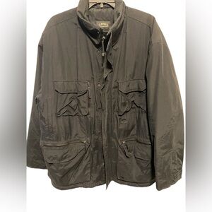 Camel Collection Men’s Outdoor Utility Full Zip Coat Size XL Pockets Workwear